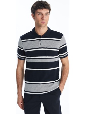 Lc Waikiki Yeni Sezon Polo Yaka Çizgili Erkek Tişört