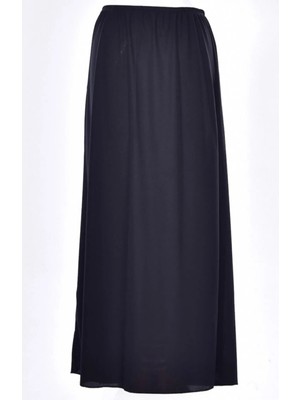 Eceylül Moda Beyaz Kadın Uzun Büyük Beden Jupon Etek Astarı