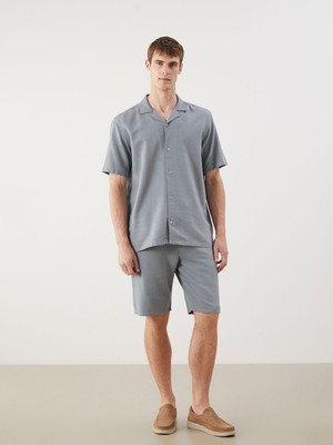 Lc Waikiki Yeni Sezon Standart Kalıp Keten Görünümlü Erkek Şort