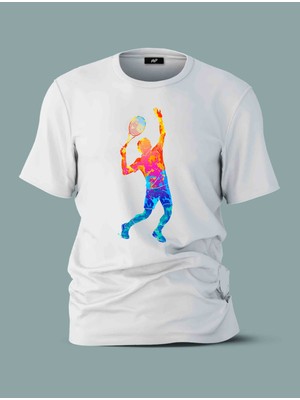 FNBX Renkli Federer  T-Shirt