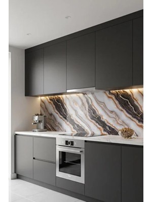 Renkli Duvarlar Alternatif Kaplama UV PVC Mermer Panel Pure Gold 1 Adet 60x120cm Ev Ofis Otel Duvar Kaplama Paneli