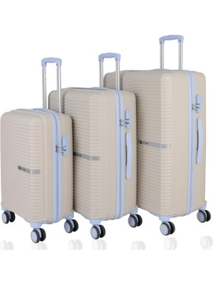 Mçs Üçlü Polipropilen Valiz Seti V374