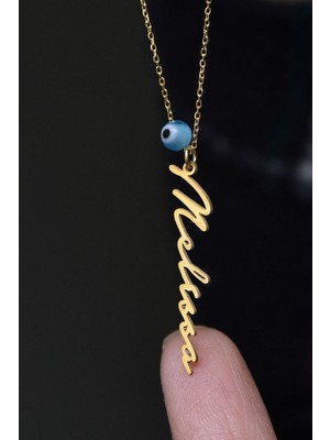 PremiumPort 925 Ayar Gümüş Gold Kaplama Kadın Kolye, Şık ve Zarif Tasarım