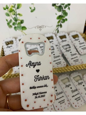 Siyah Lale Nikah Şekeri Açacak Magnet Nikah, Söz, Nişan Hediyelik 50 Adet