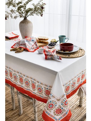 Elart Karnaval Yemek Seti 12 Kişilik Masa Örtüsü Takımı (150X210 Cm)