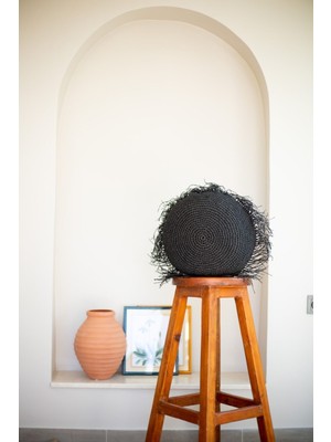 Bohemart Boho Yastık Rafya Elişi Kırlent Dolgulu Tasarım