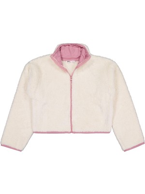 Civil Girls Elcik Aksesuarlı 10-13 Yaş Hırka - Fil Dişi 10-11 Yaş