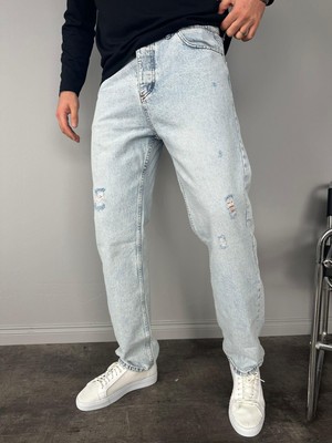 KağanKY Buz Mavi Lazerli Baggy