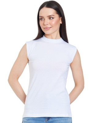 Fezzal Balıkçı Yaka Sıfır Kollu Pamuklu Penye Body