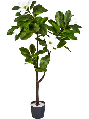 Herdekora Yapay Manolya Ağacı Gerçek Dokulu 120 Cm.