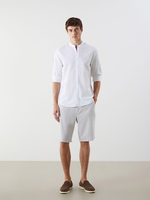 Lc Waikiki Yeni Sezon Standart Kalıp Keten Karışımlı Erkek Şort