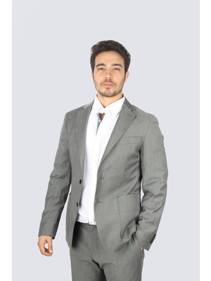 Boss Erkek Kruvaze Yakalı Düğme Kapamalı Çizgili Desenli 001 Ceket 50521654-001