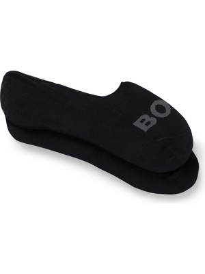 Boss Erkek Pamuklu Logolu Dokuma Kumaş Siyah Çorap 50516402-001