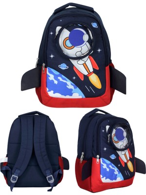 Ümit Çanta Cennec Roket Astronot Sırt Çantası 29X39X14