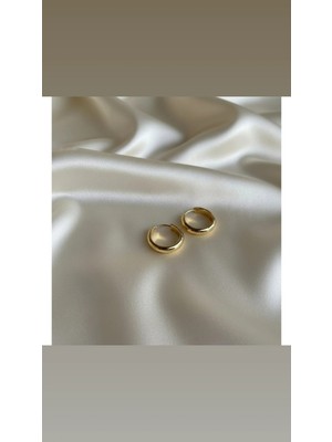 Suzi Shine Kalın Halka Çelik Küpe