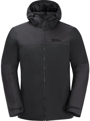 Jack Wolfskin Jasper Ins Erkek Siyah Outdoor Ceketi