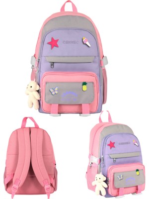 Ümit Çanta Cennec Çok Bölmeli Renkli Sırt Çantası 29 x 39 x 14