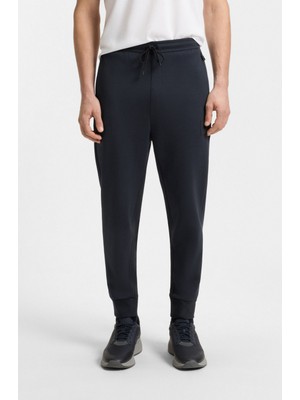 Boss Erkek Normal Bel Dar Lastikli Paça Bel Bağlamalı Lacivert Eşofman Altı 50537198-402