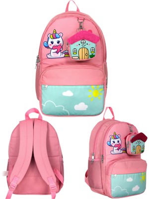 Ümit Çanta Cennec Unicorn Sevimli Evim Sırt Çantası 29 x 39 x 14