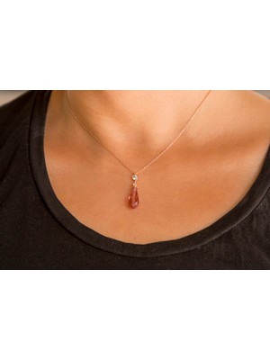 PremiumPort Zultanit Taşlı Şık Gümüş Kolye, Zarif ve Özgün Tasarım