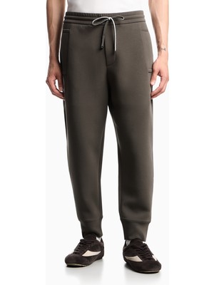 Emporio Armani Erkek Logolu Arka Cepli Ipli Yeşil Eşofman Altı 8N1P92 1JHSZ-U8120