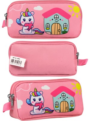 Ümit Çanta Cennec Unicorn Sevimli Evim Kalemlik/ Kalem Çantası 20 x 10 x 6