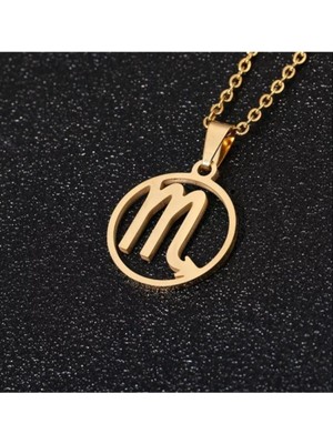 PremiumPort Şık Akrep Burcu Sembol Gümüş Kolye, Zarif ve Özgün Takı Tarzı