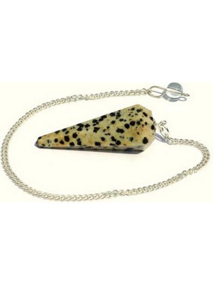 Pozitif Doğal Taş Dalmaçyalı Jasper Taşı Pandül Sarkaç - 218-5