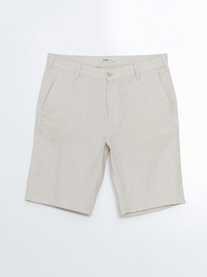 Lc Waikiki Yeni Sezon Standart Kalıp Keten Karışımlı Erkek Şort