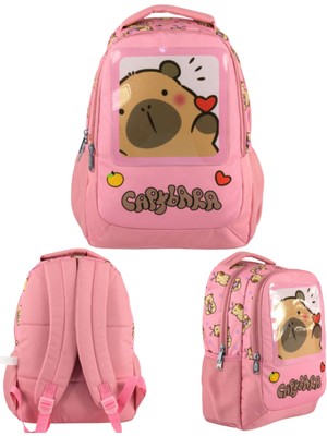 Ümit Çanta Capybara Ilkokul Sırt Çantası – PEMBE30 × 40 × 15