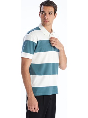 Lc Waikiki Yeni Sezon Polo Yaka Çizgili Pike Erkek Tişört