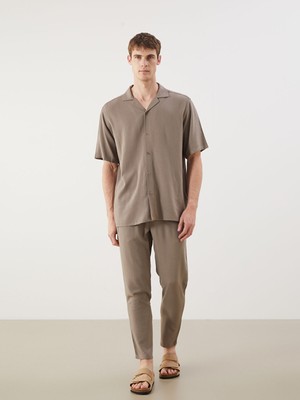 Lc Waikiki Yeni Sezon Standart Kalıp Keten Karışımlı Erkek Pantolon