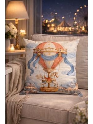 Evdek Çift Tarafı Baskılı Kırlent Kılıfı 6EOD26