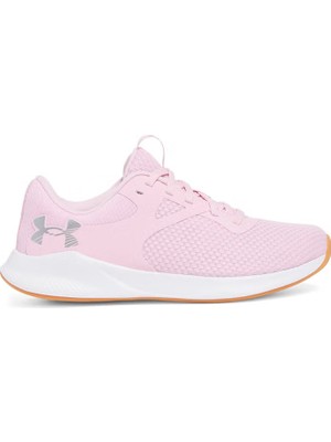 Under Armour Kadın Marka Logolu Rahat Taban Bağıcıklı Pembe Sneaker 3025060-647