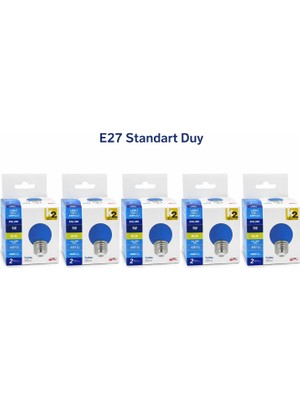 K2 1 Wat  Gece Ampulu Mavi 5 Adet