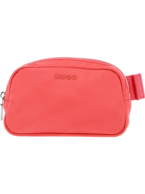 Hugo Kadın Fermuarlı Çıkarılamayan Uzun Askılı Mercan Bel Çantası 50536057-632