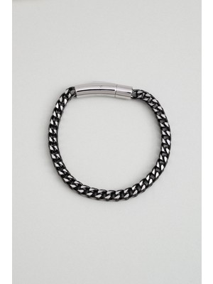 So CHIC Metalik Stil Çelik Erkek Bileklik