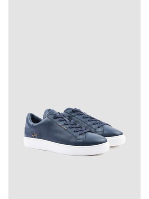 Paul & Shark Erkek Metalik Logo Detaylı Düşük Bilekli Mavi Sneaker 15318010-013