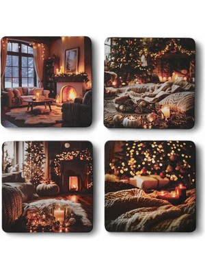 Hedea Cozy Home Bardak Altlığı Set 4