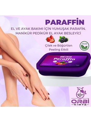 Normadia Yumuşak Parafin El ve Ayak Bakımı Seti Çilek ve Böğürtlen 500 ml