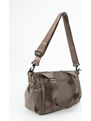 ÖZER6018-SANMORRIS Hafif ve Dayanıklı Paraşüt Kumaş El ve Çapraz Askılı Çok Bölmeli Çanta