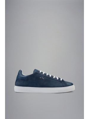 Paul & Shark Erkek Deri Rahat Taban Günlük Kullanım Mavi Sneaker 24418002-420