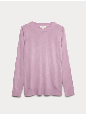 Marks & Spencer Süper Yumuşak Yuvarlak Yaka Kazak