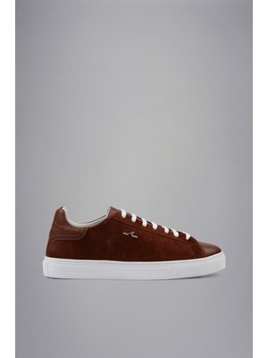 Paul & Shark Erkek Deri Rahat Taban Günlük Kullanım Kahverengi1 Sneaker 24418002-493