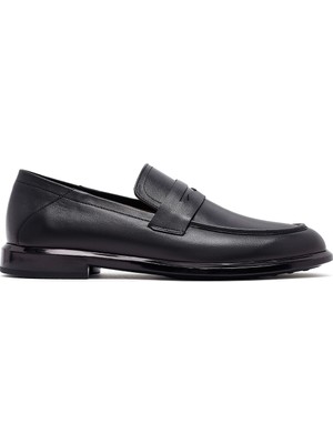 Derimod Erkek Siyah Deri Casual Loafer 26SFD601318