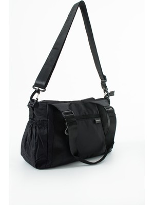 ÖZER6018-SANMORRIS Hafif ve Dayanıklı Paraşüt Kumaş El ve Çapraz Askılı Çok Bölmeli Çanta