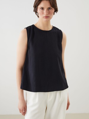 Lc Waikiki Yeni Sezon Bisiklet Yaka Modal Karışımlı Bluz