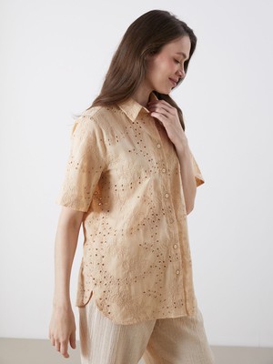 Lc Waikiki Yeni Sezon Ajurlu Kadın Gömlek