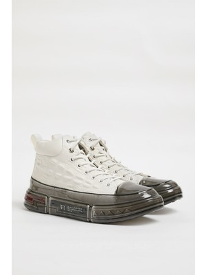 Faruk Balkanas Brendon V2 Model Özel Jel Taban Kombinasyonlu Deri Bot