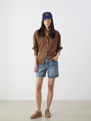 Lc Waikiki Yeni Sezon Mom Fit Kadın Jean Şort